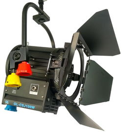 NO Fan 100W LED Fresnel Light Bi Color High CRI For Videographers Lighting(Pole-Operated Yoke) supplier