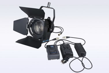 Film and Video lighting 50W LED Fresnel Light Tunstan High CRI With Sony V-Mount Battery Plates supplier