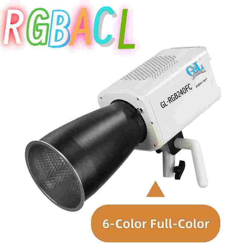 RGB 6-Color Full-Color Spotlight for Film Lighting/RGB/Bluetooth control/6in1 supplier