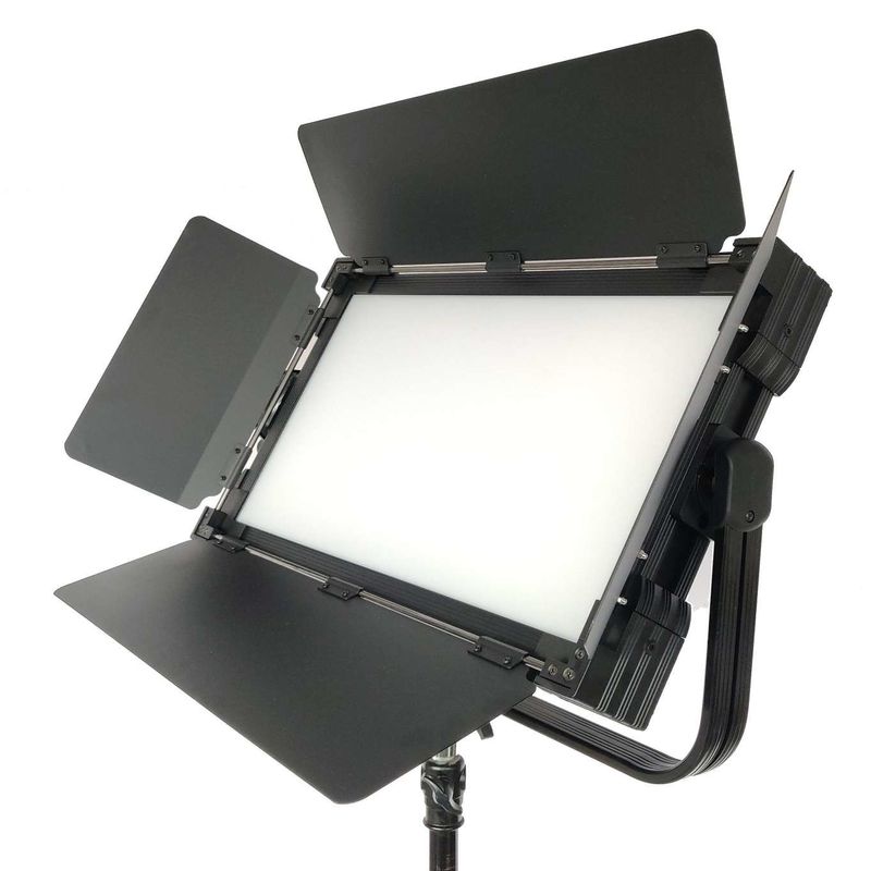 260WHigh CRI/TLCI DMX &amp; on-board LCD Control LED Interview Panel Lights(Pole-Operated Yoke) supplier